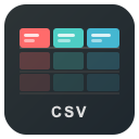 CSV Colorful Table